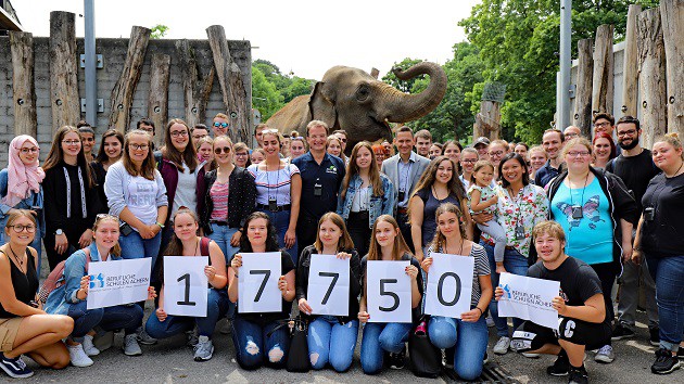 17.750 Euro Spende für die Artenschutzstiftung Zoo Karlsruhe